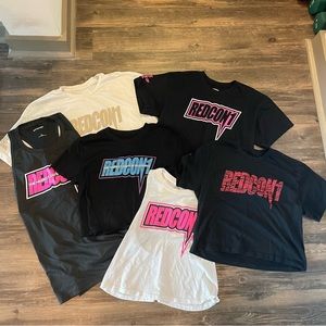 Lot of 6 Redcon1 Tees & Tanks - Size S